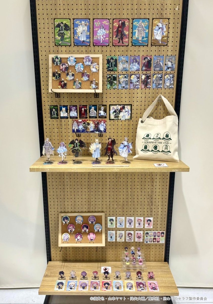 TVアニメ「終わりのセラフ」POP UP SHOP 本日より開催📣 ＼ □新商品