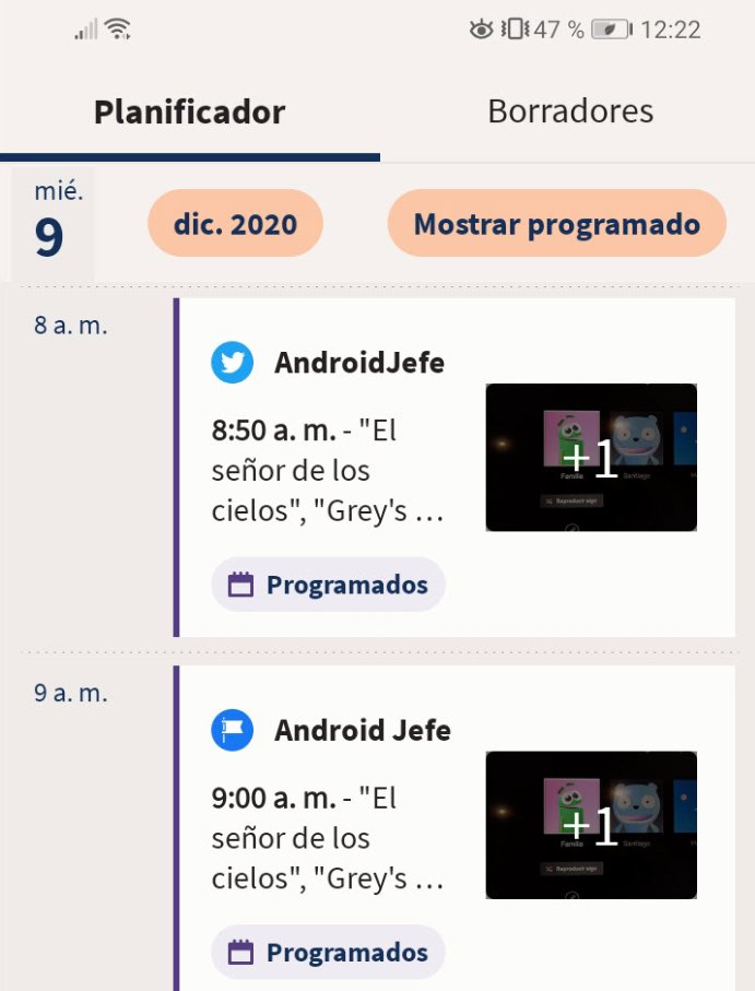 AndroidJefe's tweet image. 📅📲 Programa tus posts en redes (hora perfecta, sin estar)
La mejor hora para publicar: 9am-12pm, lunes a miércoles. Pero estás ocupado?
Hootsuite o Buffer: programa Facebook, Twitter, Instagram, LinkedIn. 3 redes gratis, hasta 30 posts programados.
👉 androidjefe.com/schemes-progra…
