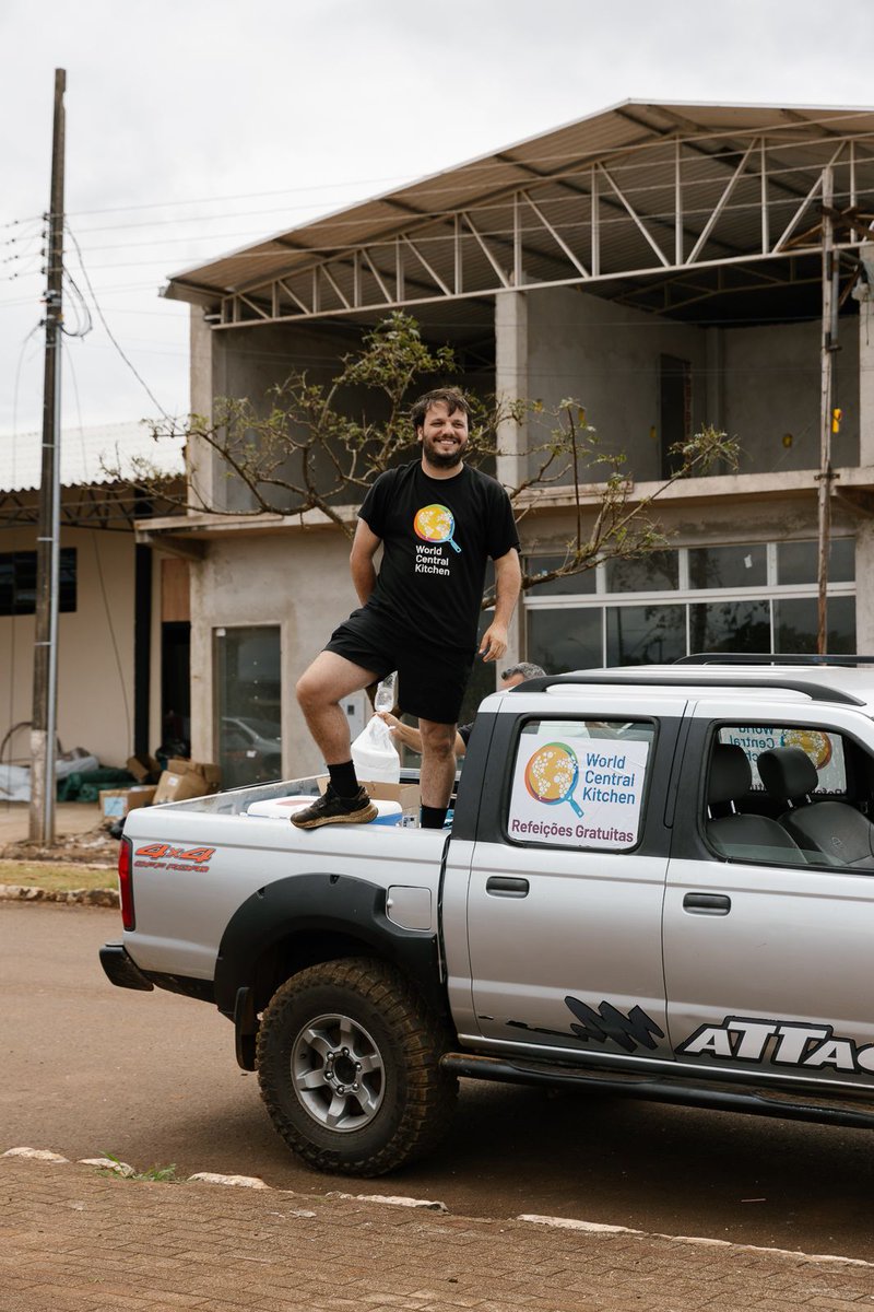 WCKitchen's tweet photo. Meet Lucas, who helps manage WCK’s #ChefsForBrazil restaurant partnerships. He works closely with local restaurants to ensure their teams prepare enough hot meals for communities recovering from the rare and devastating tornado. As a chef himself, he also helps make sure the meals are comforting and full of local flavors.