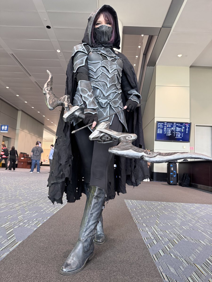 Shadow Hide you 
I guess with winter right about the corner I can bring this cosplay to Magfest or Katsucon