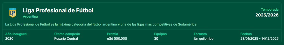 Nunca mas acertado como decidimos describir el formato de nuestra querida liga