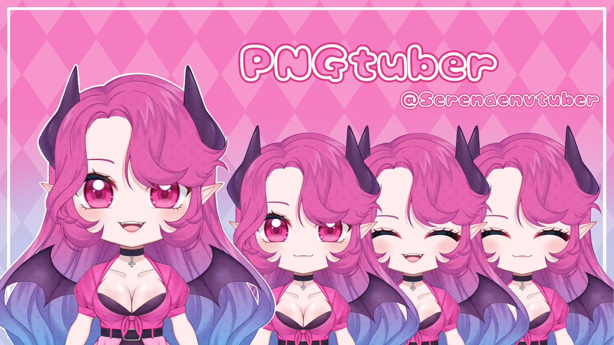 I’ve been using this super cute PNG set for a while now, but I never made a real post showing it off… so here it is! 🩷💜🩵
I’m forever in love with how adorable it came out.

Huge thank you to the lovely artist who brought my character to life!
🎨: <a href="/Lumine_Stars_/">☆Lumine VGEN OPEN☆</a> 💕

#PNGtuber