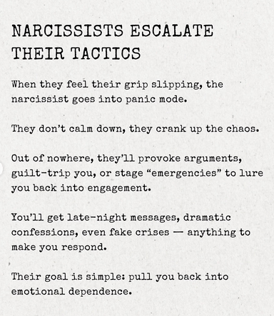 NarcissistBox's tweet image. When narcissists can't manipulate you anymore.....#tactics #guilt  #chaos #ThursdayThoughts