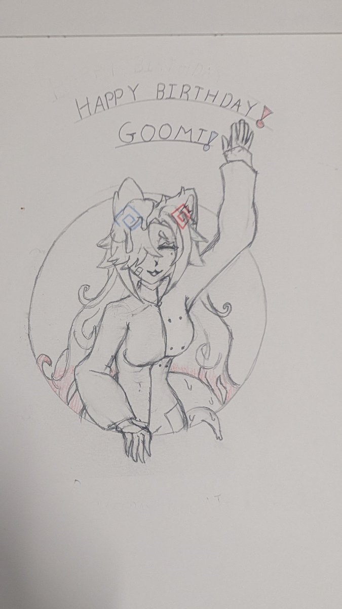 Happy birthday Goomi! 🥳 
I forgot to tag 🤡
#goomiseum