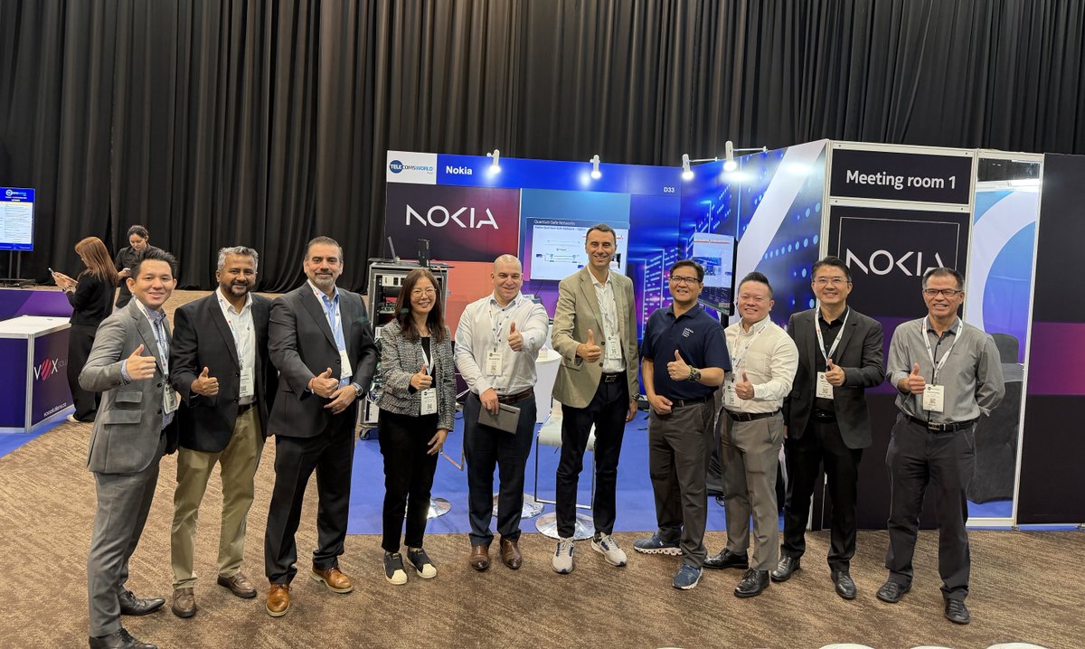 nokianetworks's tweet image. Exciting moments from #TelecomsWorldAsia 2025!

We showcased Nokia’s Quantum-Safe Network solution &amp;amp; joined key panels on securing networks for the AI era. Thanks to all who visited—together we’re building a secure, connected future!

#QuantumSafe #NetworkSecurity