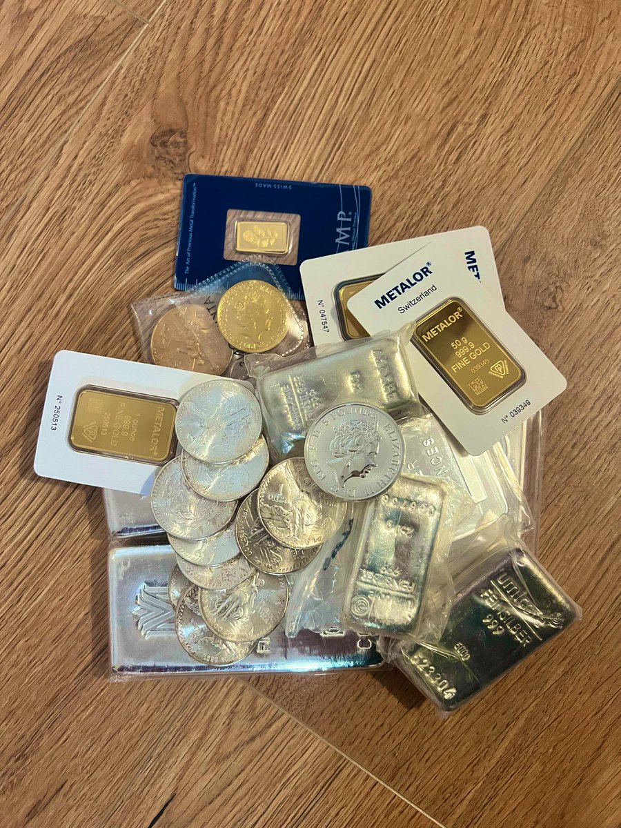 Ape like physical Gold &amp; Silver 
Buy , stack, hold , repeat 🔁 
Save yourself !