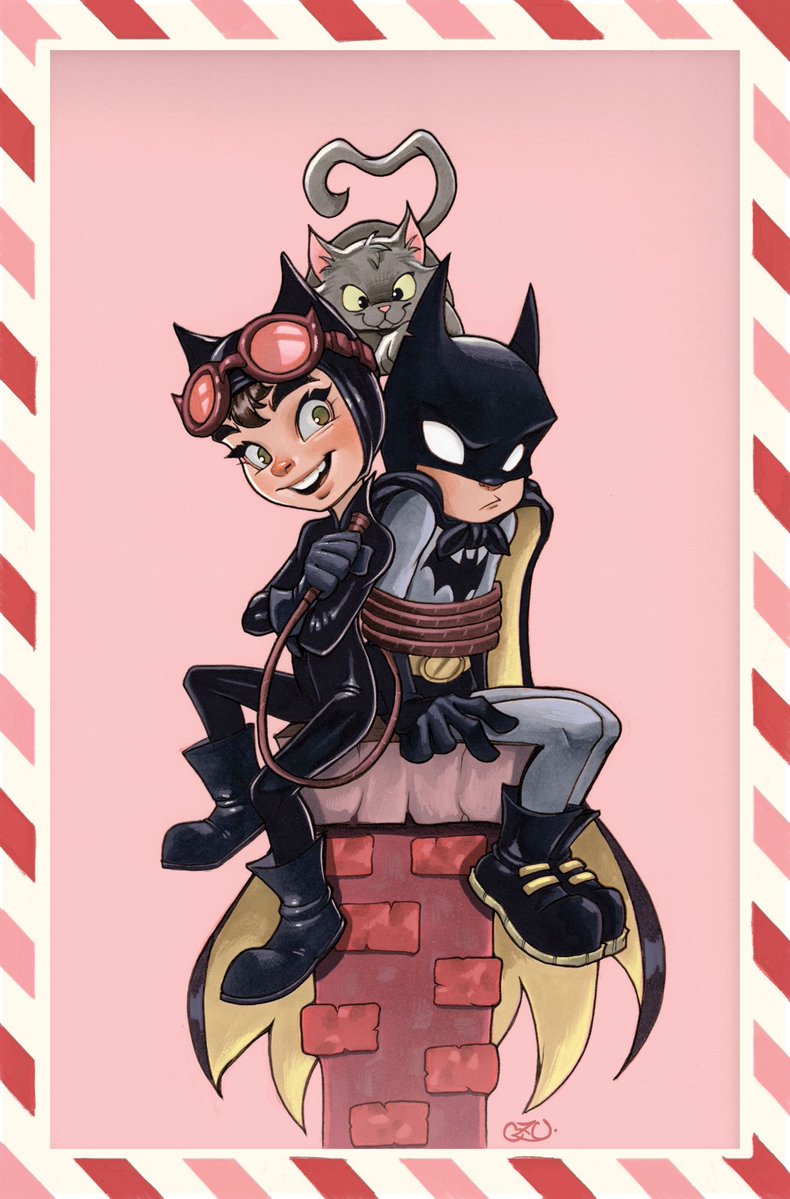 BatcatPosts's tweet image. Valentine&apos;s Day cover by Chrissie Zullo