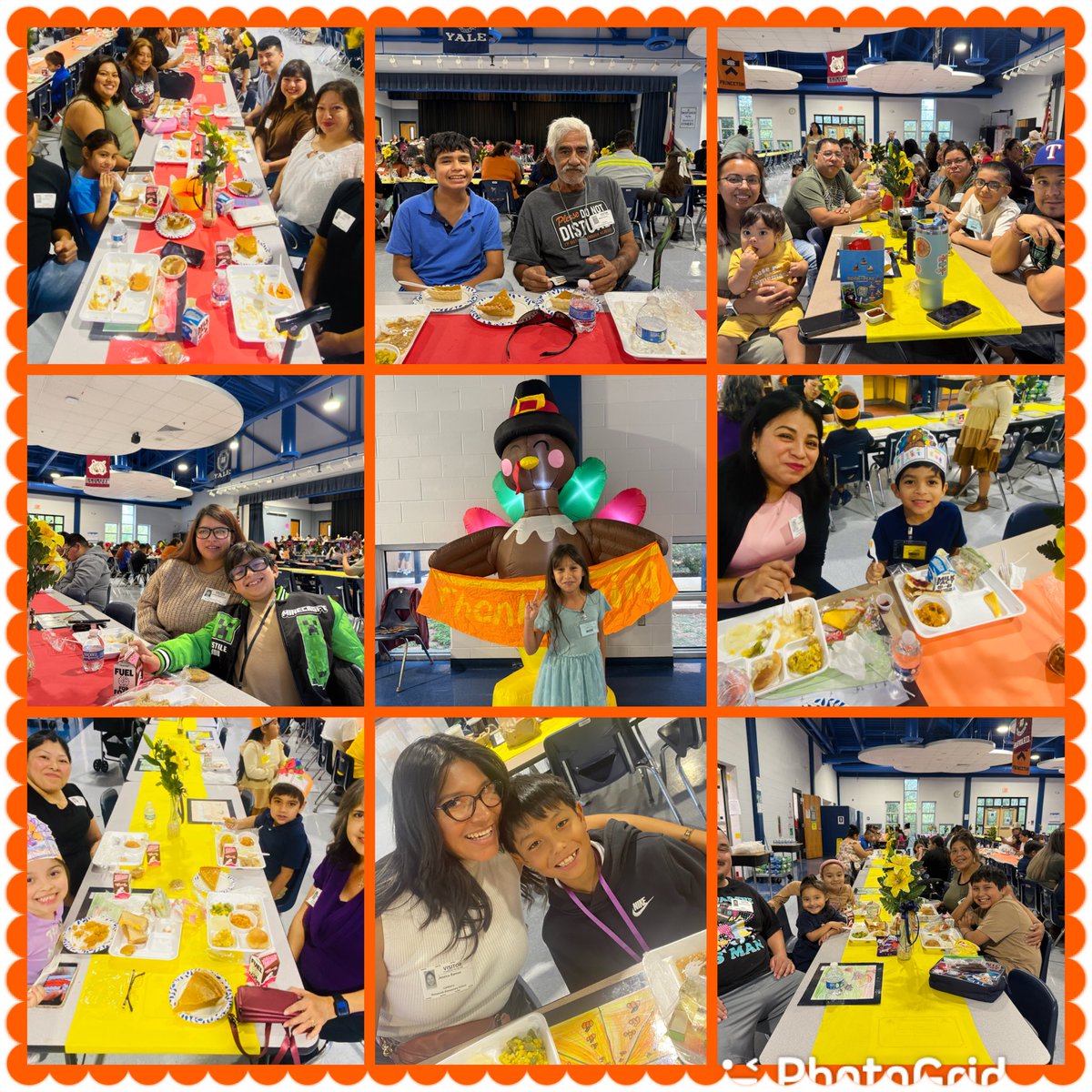Today our students enjoyed a special Thanksgiving 🦃 meal at school alongside their families! We welcomed more than 300 family members to celebrate with us. A huge thank-you to our ROO 💙team for creating such a wonderful event for our ROO families! <a href="/RooseveltDLA/">Roosevelt Dual Language Academy</a> <a href="/DrH_OnTheEdge/">Doctor.H 🇲🇽🇺🇸</a>