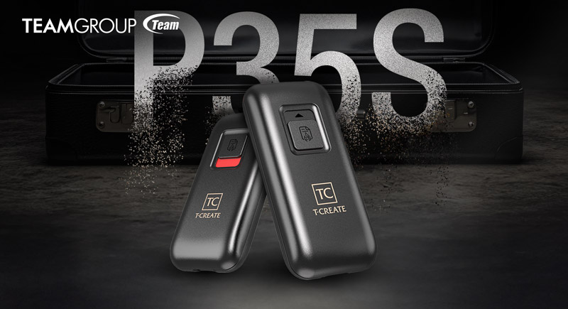 🚨 World’s First! TEAMGROUP launches the T-CREATE EXPERT P35S — an external SSD with a one-click data destruction feature.

Worried about sensitive info? Just press, slide, and boom — your data is instantly and irreversibly wiped 🔥
With a patented safety button, red warning