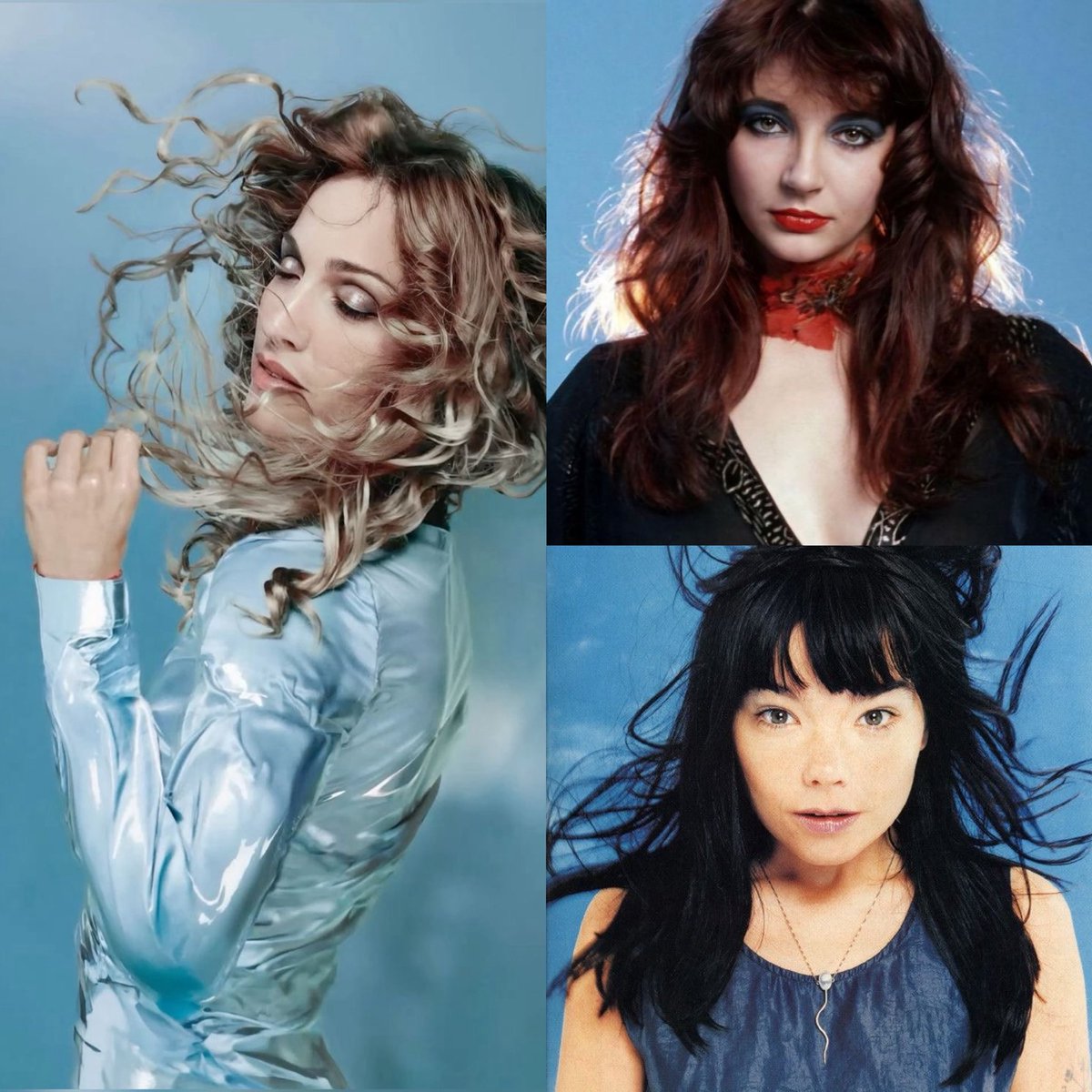 InfoFKATwigs's tweet image. Em entrevista à Rolling Stone UK, FKA twigs revelou que Eusexua carrega a energia de lendas: Madonna (Ray of Light) na espiritualidade pop (“Girls Feel Good”), Björk na recusa ao óbvio (“Room of Fools”) e Kate Bush na camada mística (‘Keep It, Hold It’) que permeia o álbum.