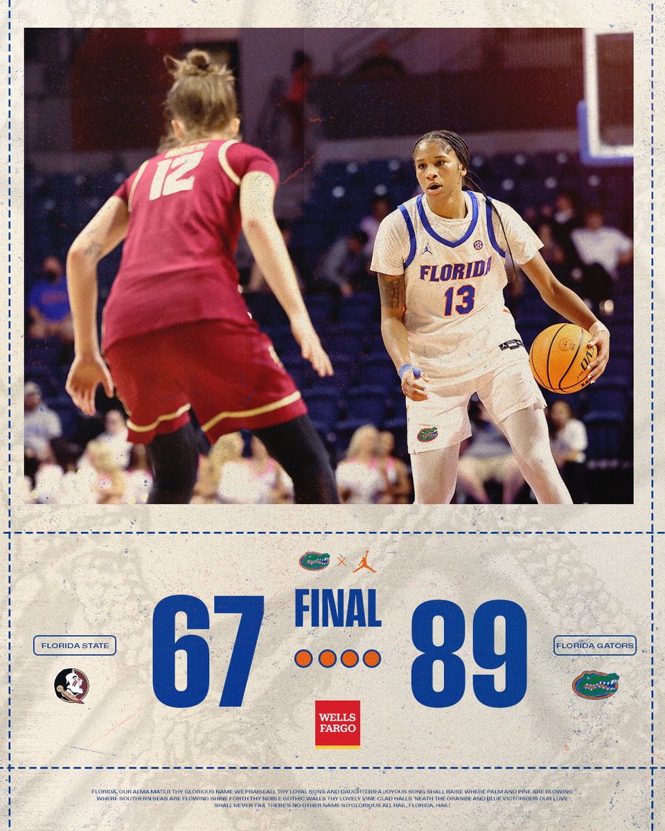 GatorsWBK's tweet photo. GO. GATORS.

Presented by @WellsFargo https://t.co/dXMhB2ifRo