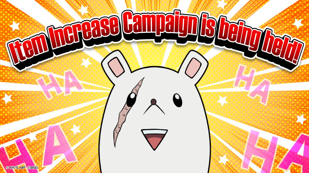 MyHeroUI's tweet image. JP ver. 4.5 Year Anniversary Campaign #2

■Campaign Details
・2x rewards in Dispatch
・1.5x items obtained at Hero Base

Take this chance to dispatch your heroes!

Until 11/24 23:59 JST (tent.)
#MHUI #MyHeroAcademia #MyHeroUltraImpact