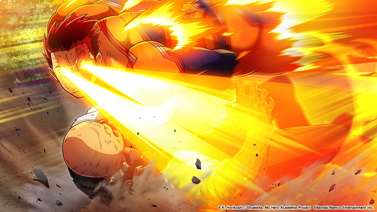 MyHeroUI's tweet image. Take it Back! The Frontline and the Hideout!

▼NEW
SR [Unforgivable Resistance]

A new SR memory depicting Endeavor charging forward while slamming All For One into the ground in order to knock down his defenses also arrives!

Until 12/1 14:59 JST (tent.)
#MHUI #MyHeroAcademia