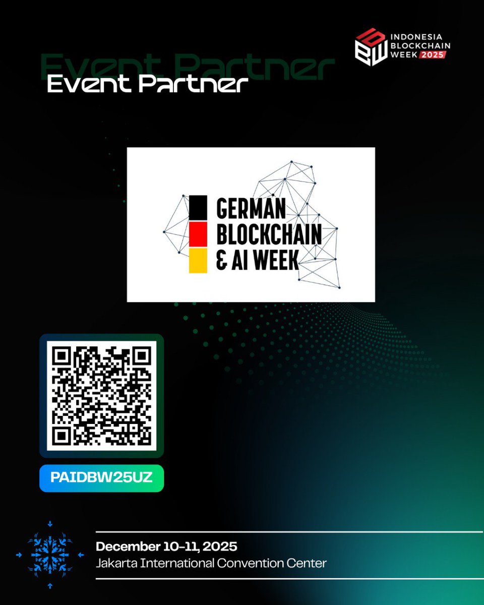 German Blockchain & AI Week - GBW 2025 (@gbweekofficial) / Posts / X