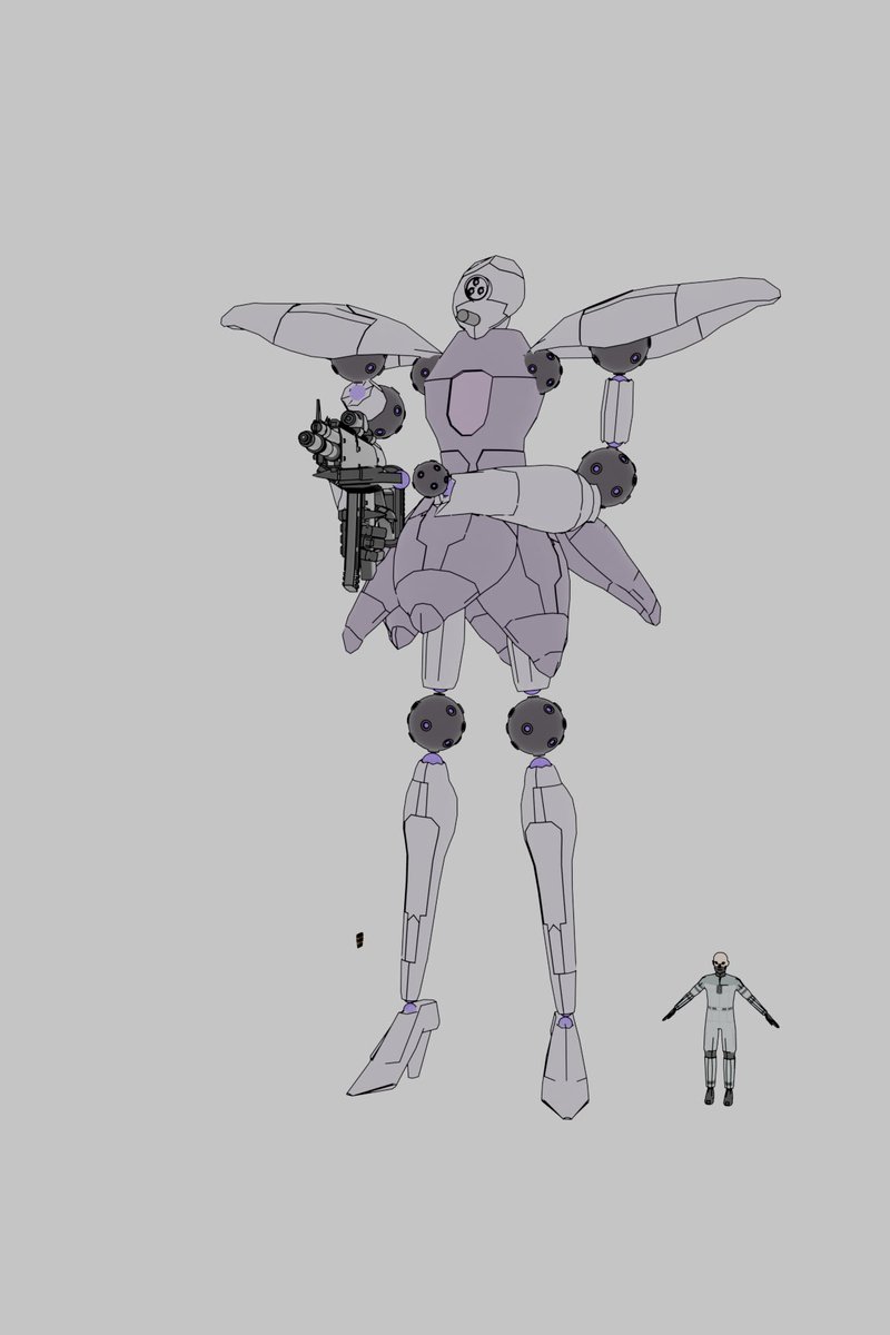 Nihirocreate's tweet photo. 敵メカ制作中 https://t.co/0YAt3Asmi0