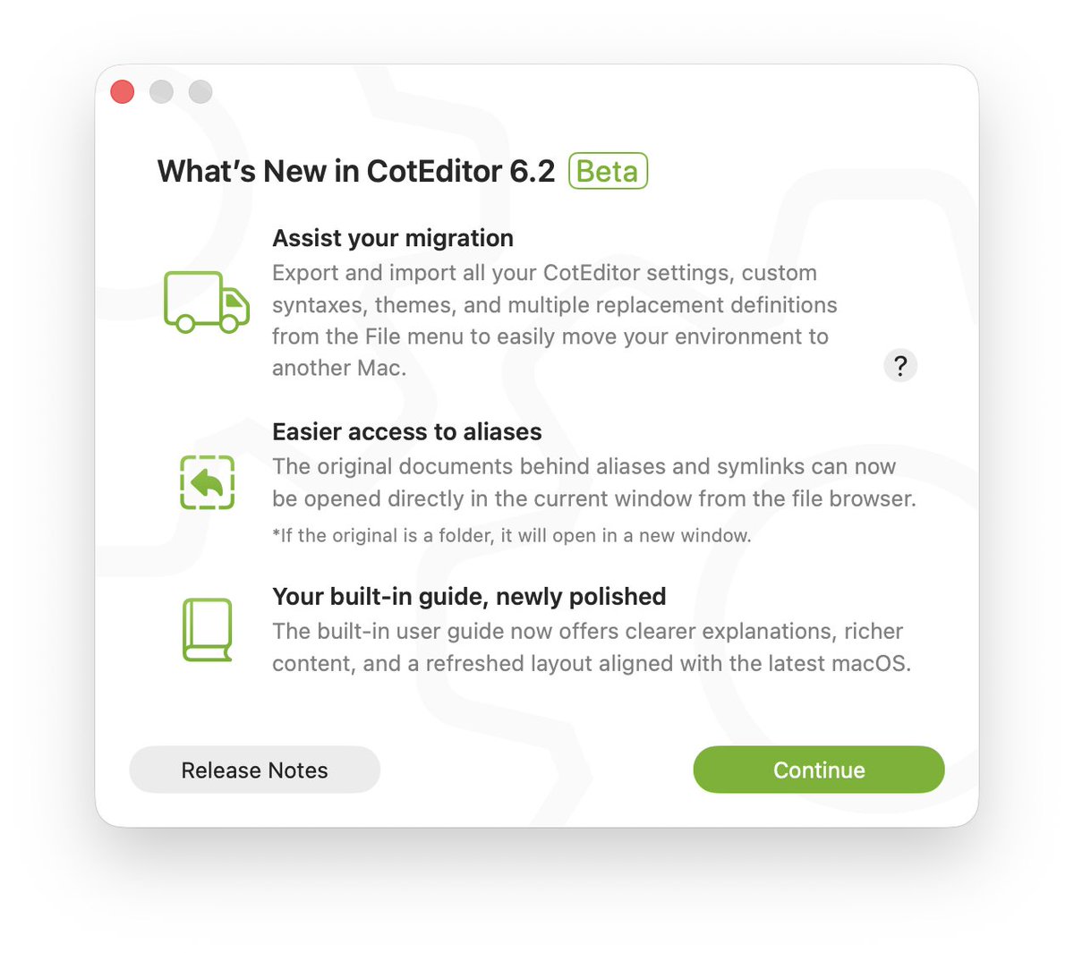 CotEditor tweet media