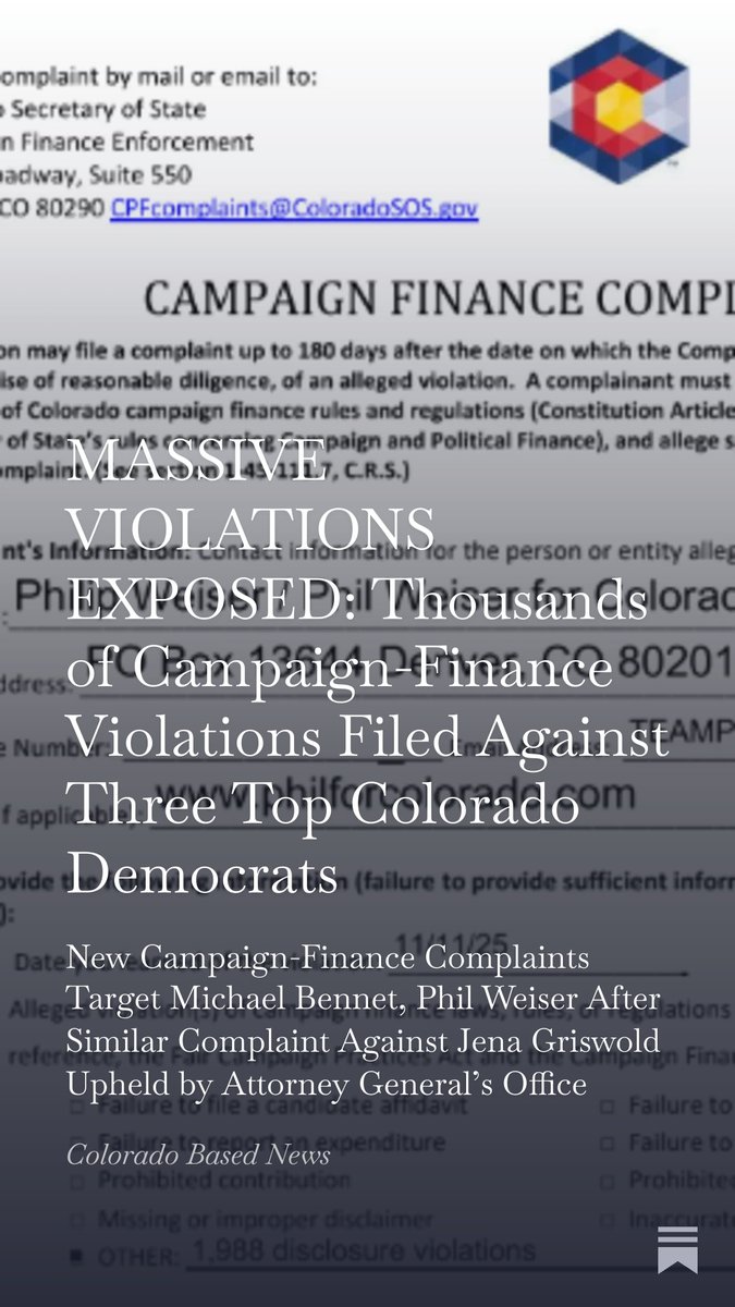 Colorado Based News tweet media