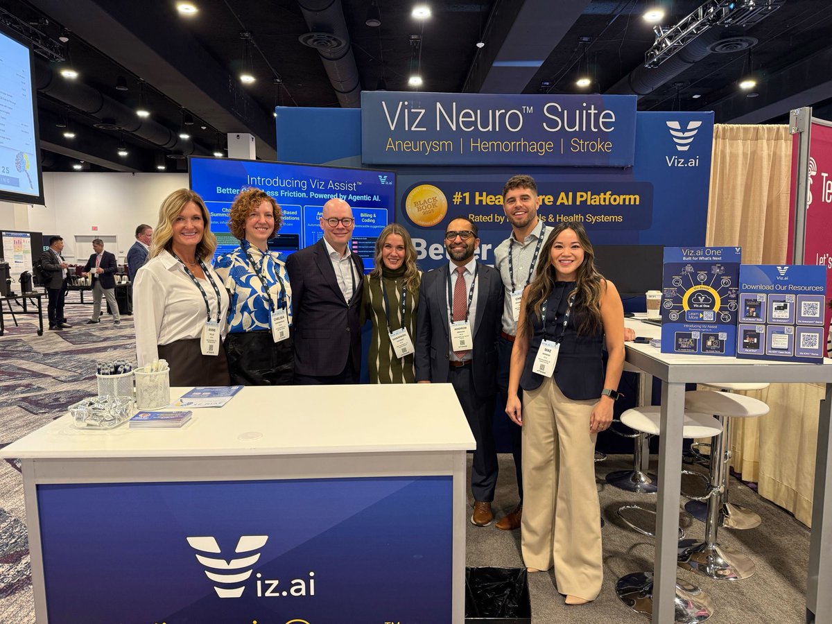 Dr. <a href="/AmeerEHassan/">Ameer E. Hassan</a>’s booth talk at #SVIN2025 was jam packed!
Thanks to everyone who joined us to learn how Viz Assist and Viz Subdural Plus are powering the next generation of neuro AI.

Booth #211 was buzzing today!
#NeuroAI #StrokeCare #AIinHealthcare