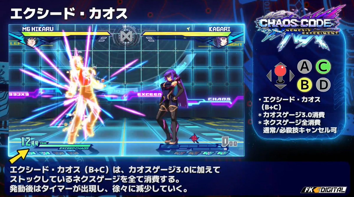 カオスコードNEXT 前作から引き続き、今作でも一発逆転要素として有効