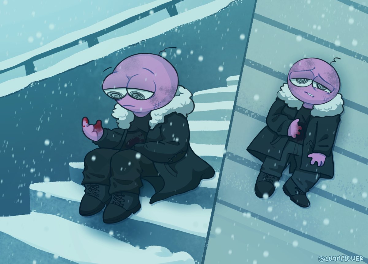 lummflower's tweet image. First he smiled, then he serioused #smilingfriends #pim