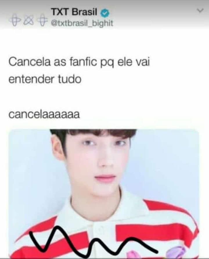 femjunie's tweet image. morro de rir desse print pq o txt inteiro consegue ser melhor no português do que o hueningkai