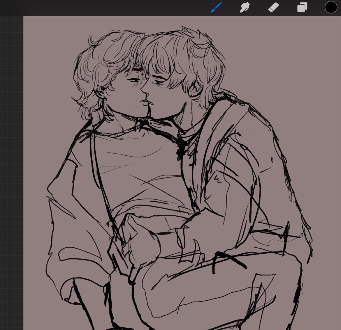 Kiyothings's tweet image. #stonathan wip except it’s rlly messy