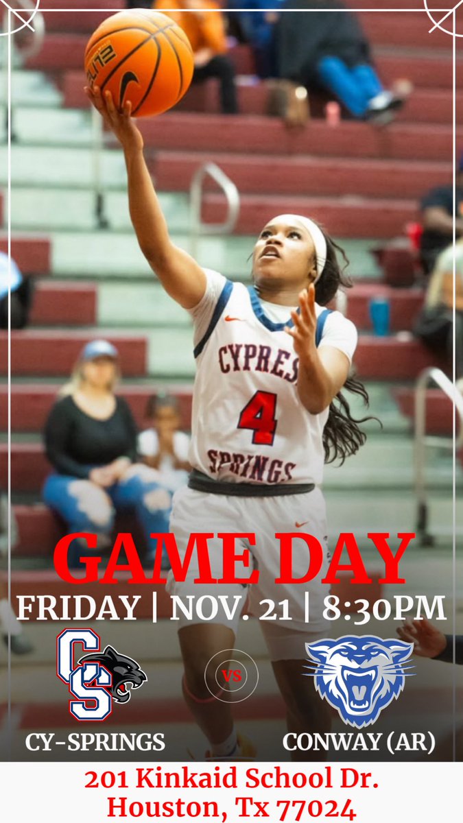 CySpringsGBB's tweet image. 🚨GAME INFO🚨

#STP