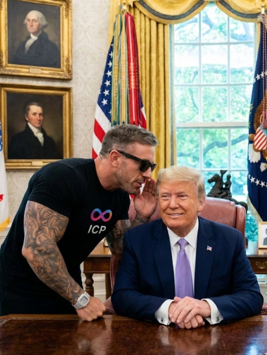 Someone needs to get in Trump’s ear right now and whisper “$ICP would be higher if Kamala won”