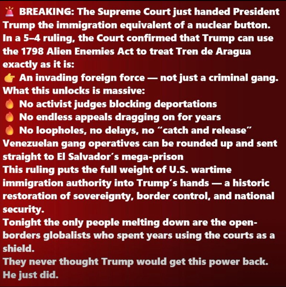 cloudhaley's tweet image. THANK YOU SUPREME COURT, TRUMP STILL WINNING!!!  MEANS AMERICAN FIRST AND OUR SAFETY!!