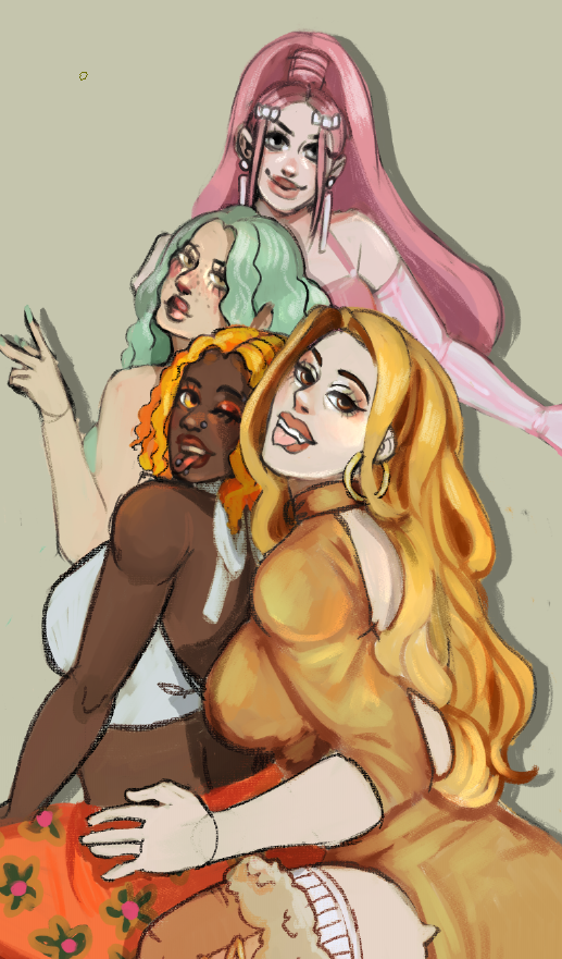 darkmodeChaotic's tweet photo. More of my RH:U big sisters. The more adult oriented big sisters of the High schoolers. #rainbowhigh #doll #art https://t.co/GNMrvrj9Z8