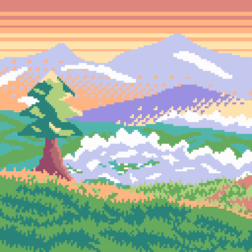 Tried making a landscape, looks rly bad ngl