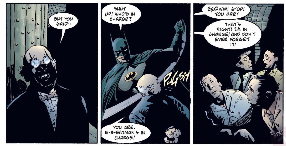 The_Daily_Panel's tweet photo. Batman is always in charge π
#Comics #ComicPanel #ComicStrip #ComicArt #ComicBook #FunnyComics #TheDailyPanel https://t.co/b7K9MvdNLh