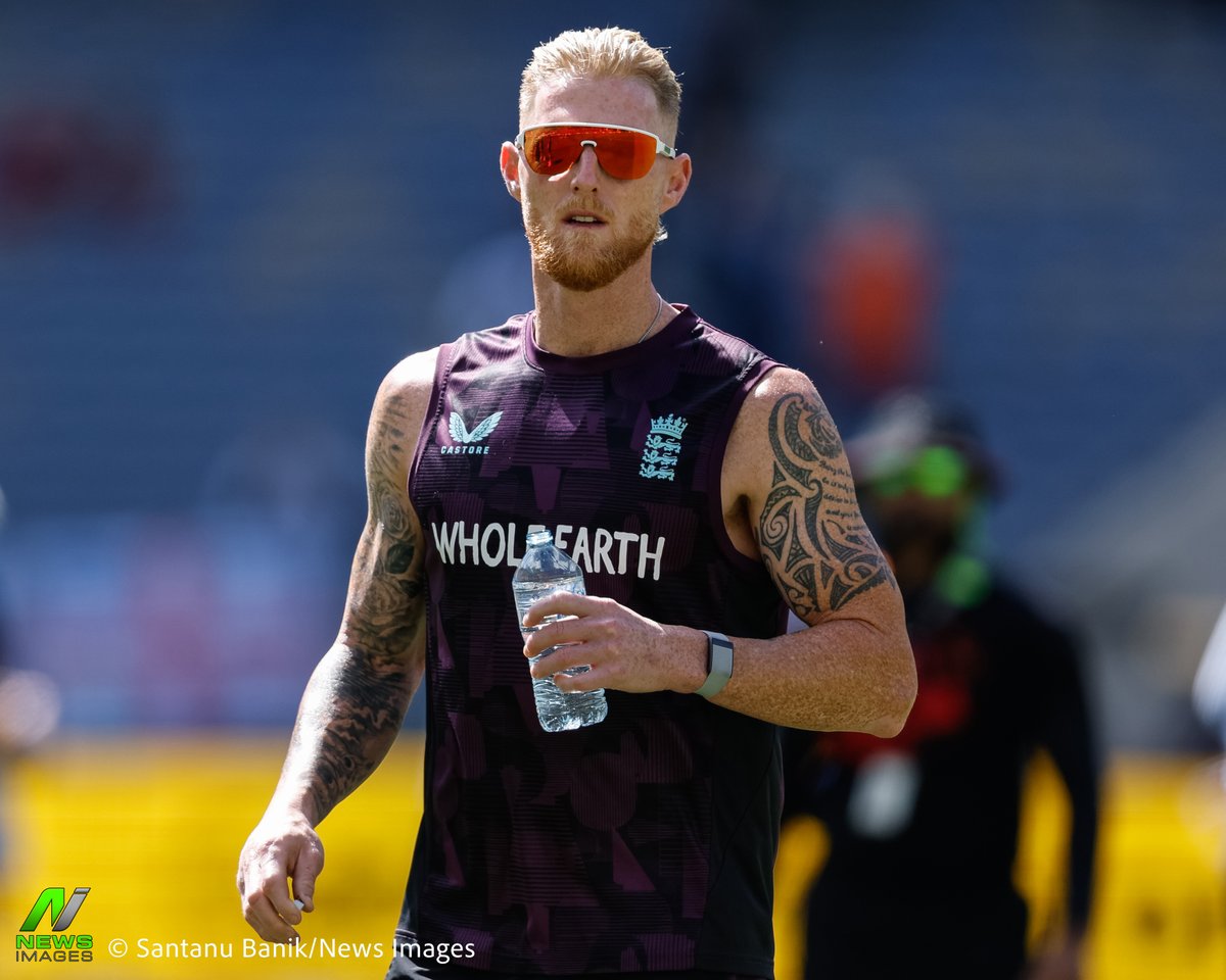 England captain Ben Stokes in the pre-game warm up session during the NRMA Insurance Ashes First Test Day 1 Series Australia vs England at Optus Stadium, Perth, Australia, 20th November 2025

(Photo by Santanu Banik/News Images)🏏 #Ashes #Ashes2025 #TheAshes #AUSvENG#ENGvAUS