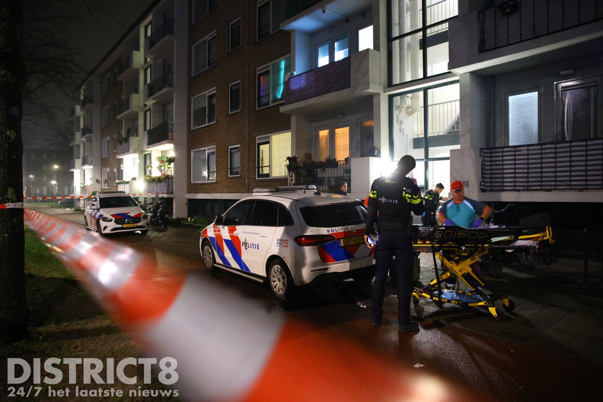 112 melding Vrouw gewond bij steekpartij op Vrederustlaan, verdachte aangehouden