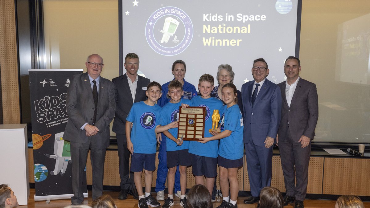 SASIC_Aus's tweet image. 🌠 Australia’s brightest young minds shoot for the stars! Students wowed at the Kids in Space National Showcase this week, igniting a passion for STEM through the @AndyThomasSpace program.

Read more ➡ bit.ly/47Sp05t 

#SpaceState #STEM #SpaceIndustry