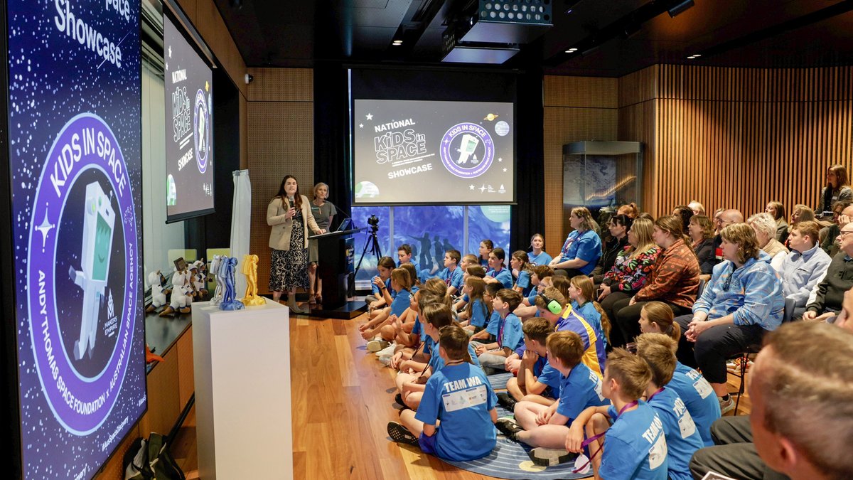 SASIC_Aus's tweet image. 🌠 Australia’s brightest young minds shoot for the stars! Students wowed at the Kids in Space National Showcase this week, igniting a passion for STEM through the @AndyThomasSpace program.

Read more ➡ bit.ly/47Sp05t 

#SpaceState #STEM #SpaceIndustry