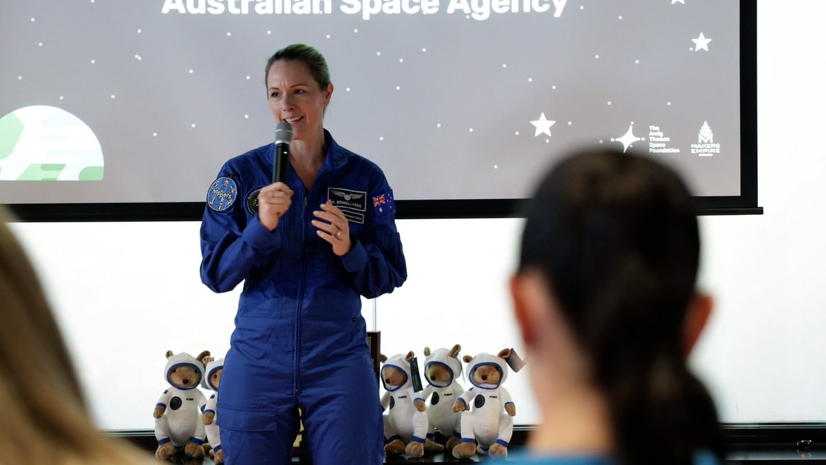 SASIC_Aus's tweet image. 🌠 Australia’s brightest young minds shoot for the stars! Students wowed at the Kids in Space National Showcase this week, igniting a passion for STEM through the @AndyThomasSpace program.

Read more ➡ bit.ly/47Sp05t 

#SpaceState #STEM #SpaceIndustry