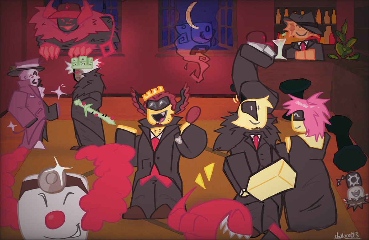 deputsolidarity's tweet image. honestly don’t really use twitter anymore but wanted to post this soo! enjoy i guess
wanted to try this contest i suppose 
user: chaloce123 
 
#robloxiamasquerade #robloxart #forsaken