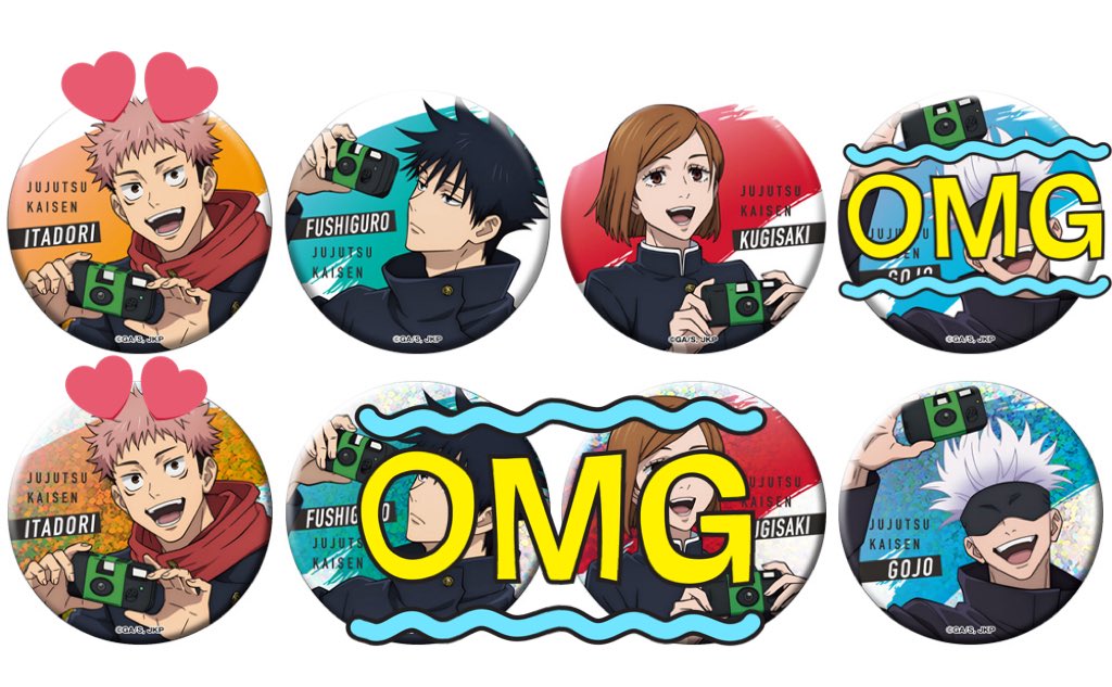 【交換】　呪術廻戦
未来屋書店　ポップアップ　じゅじゅHONPO
缶バッジ　ホログラム

譲】
通常　伏黒・⚪︎釘崎
ホロ　五条

求】
通常・ホロ
虎杖

⚪︎含めてのお取引優先
郵送となります。よろしくお願いいたします🙇‍♀️