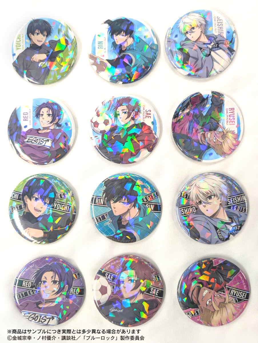 ブルーロック　カミオジャパン　AJ限定　缶バッジ　特典コンプリートセット ⚽TVアニメ『#ブルーロック』⚽ 新規描き下ろし【アクロバットサッカー
