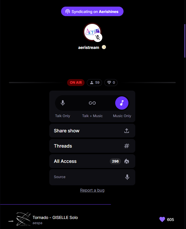 Aeri_Station's tweet photo. 🟢 LIVE ON AIR

Let's keep going today too, Aerishine! 👭👯‍♀️

🔗: https://t.co/l6i26C4NGL
🔗: https://t.co/tqKGym4nlQ

Required: Log in to Stationhead &amp; connect to premium Spotify or Apple Music account

#에스파 #GISELLE #지젤 #ジゼル https://t.co/DAq63linkj