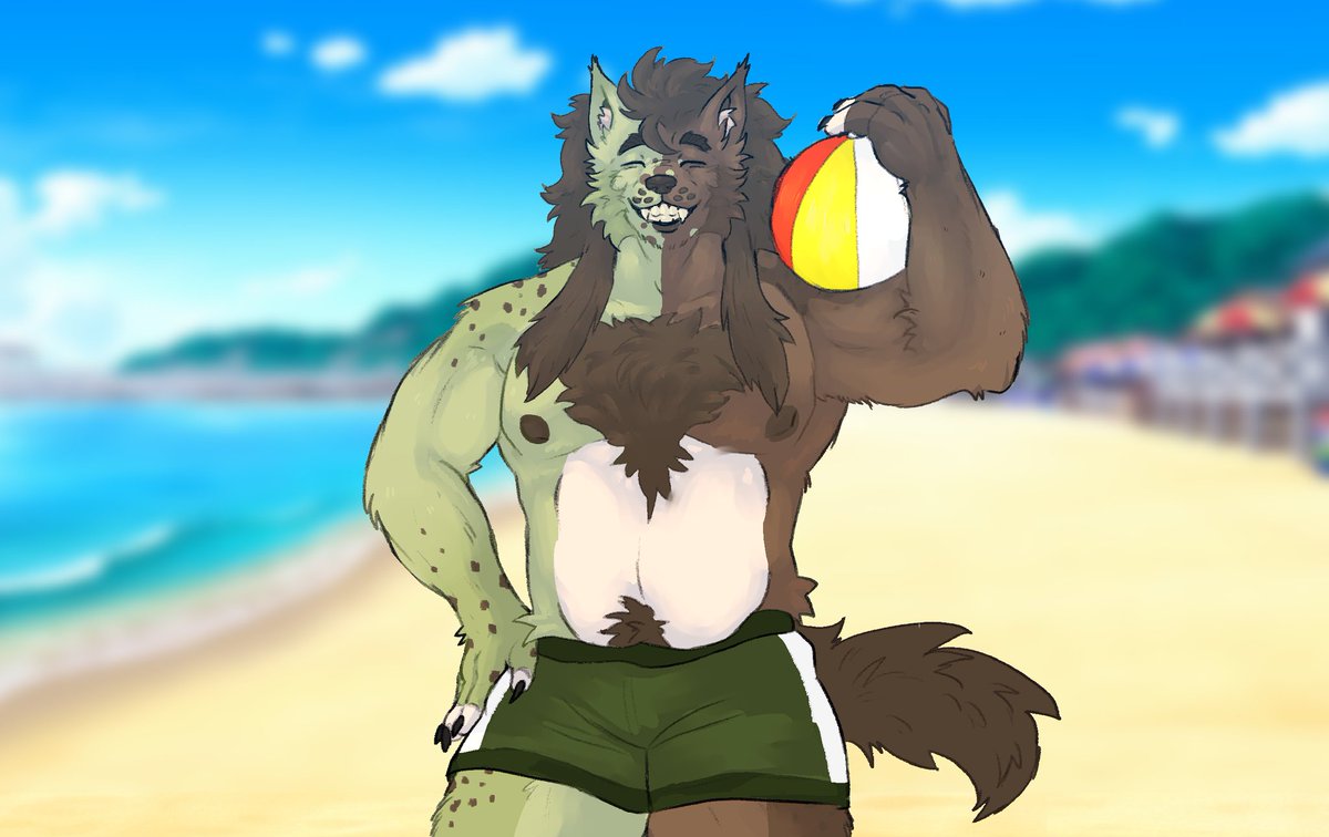 recent redraw of an old piece !
#furry