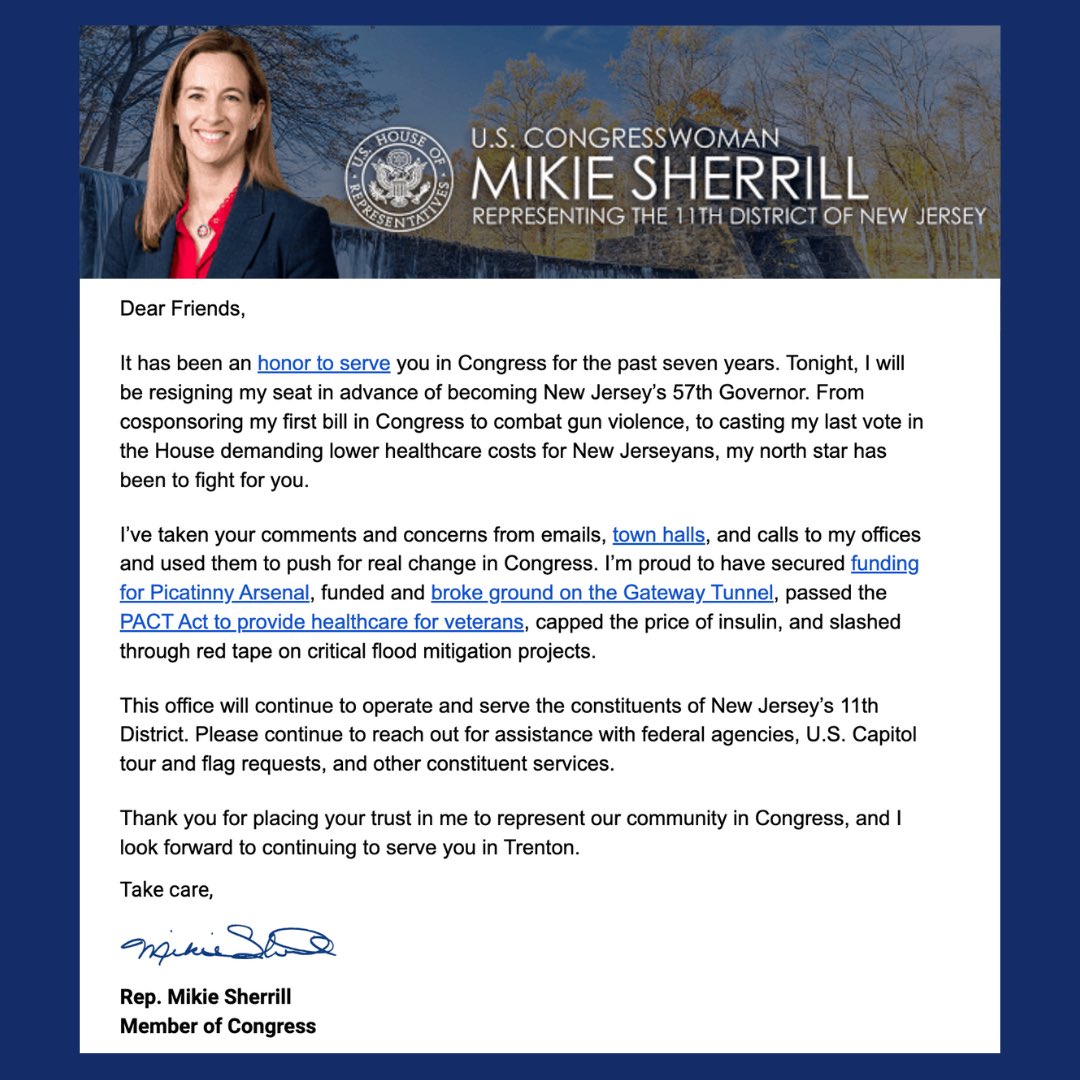 RepSherrill's tweet image. Thank you, NJ-11.
