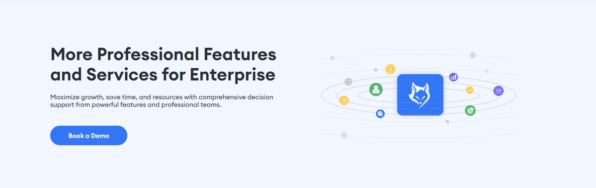 lancesmith7890's tweet image. Save resources and grow smarter with FoxData enterprise—advanced tools plus dedicated experts at your side.
👉 bit.ly/3LEddz9

Book a demo today: bit.ly/49Qop5D

Get #BlackFridayDeals and receive 50% off!

#EnterpriseGrowth #AppAnalytics