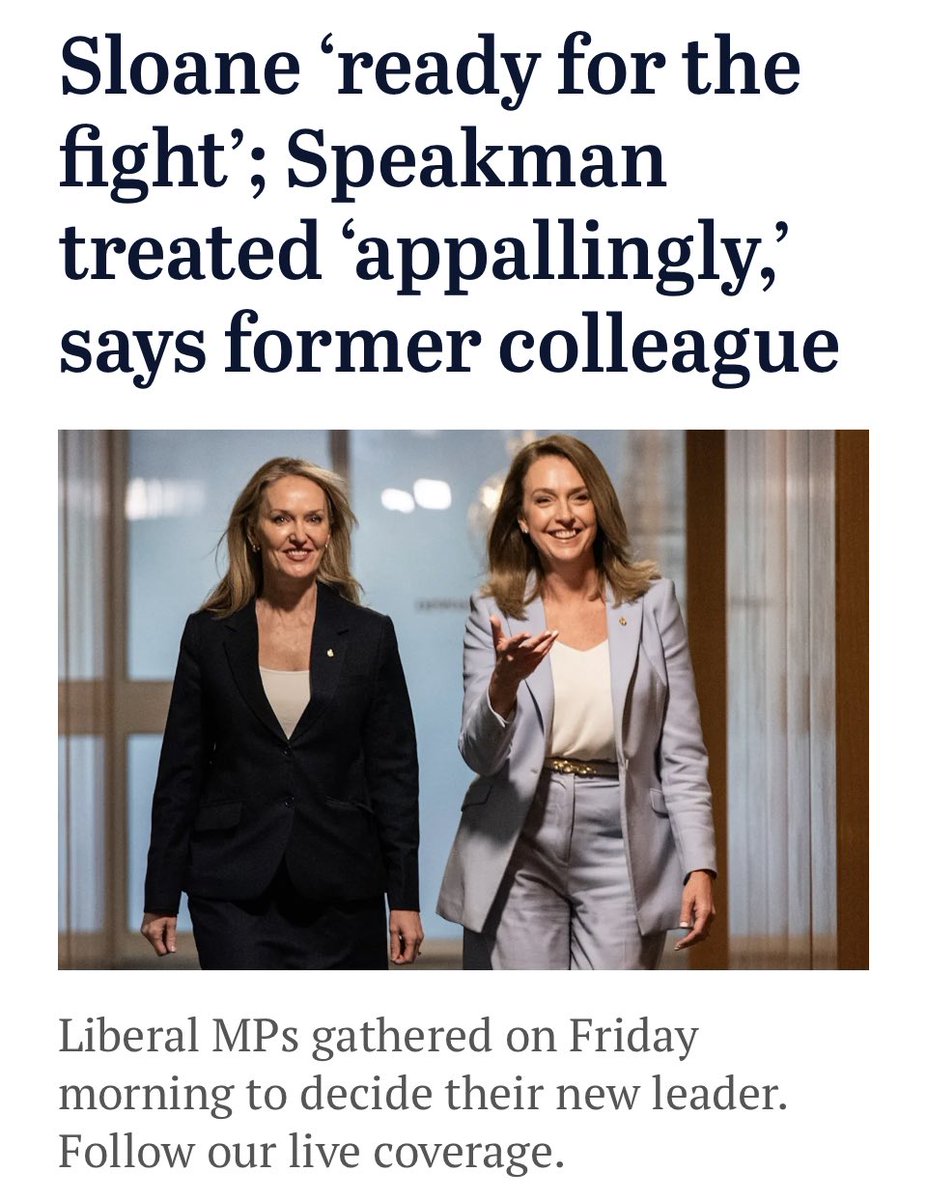 adamnicotera's tweet image. And the coup against the duly elected leader of the NSW Liberal Party by the faceless men and women is now complete 

PS. VERY telling @smh made the live blog free to read;
I wonder if that’s because the new leader was a former 9 employee? 🤷‍♂️

#nswpol #libspill #libsplit #auspol