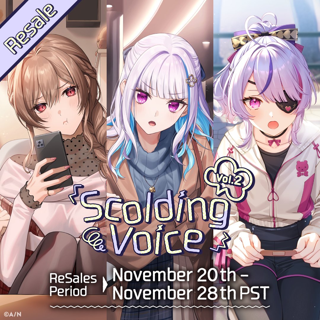 願い/Wish アンパサンド NIJISANJI Pampering Voice Vol.2 & Scolding Voice Vol.2 resale