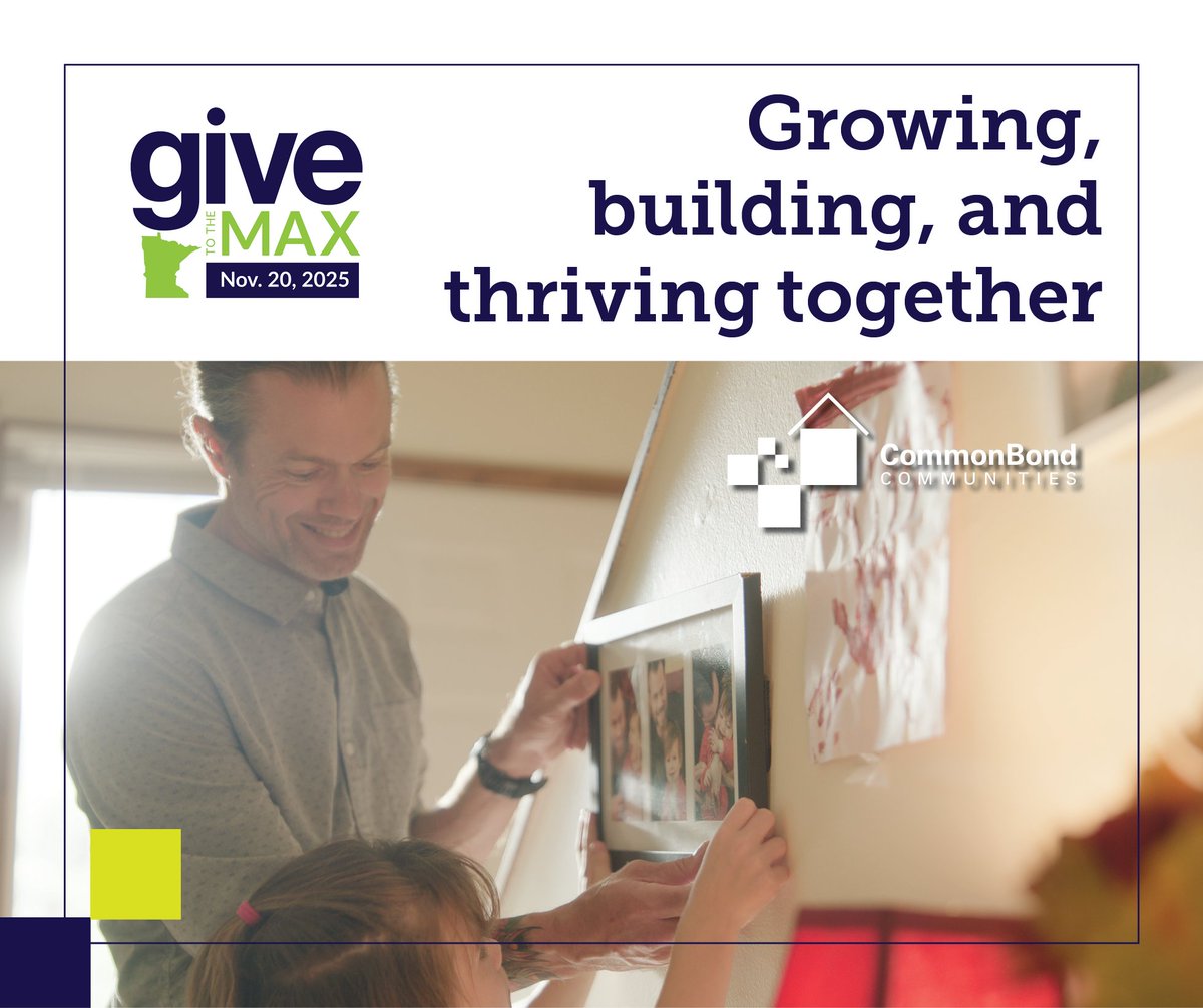 There are only 4 more hours to give to the max! Why give?

🏘️ You can help families gain stability
🙌 Your support fuels our Advantage Services programs
🧑‍🤝‍🧑 Come together with a dedicated community of supporters

Join us today: givemn.org/Commonbond