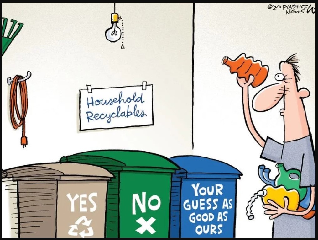 COMOSustain's tweet image. ♻️ The Good Intention but Troubling Problem of Wishcycling ♻️

Placing non-recyclable items in your blue bag hoping they can be recycled contaminates the stream — even causing whole loads to be landfilled.

🚫 Keep OUT of blue bags:
Glass bottles/jars, yogurt cups, clamshells,…