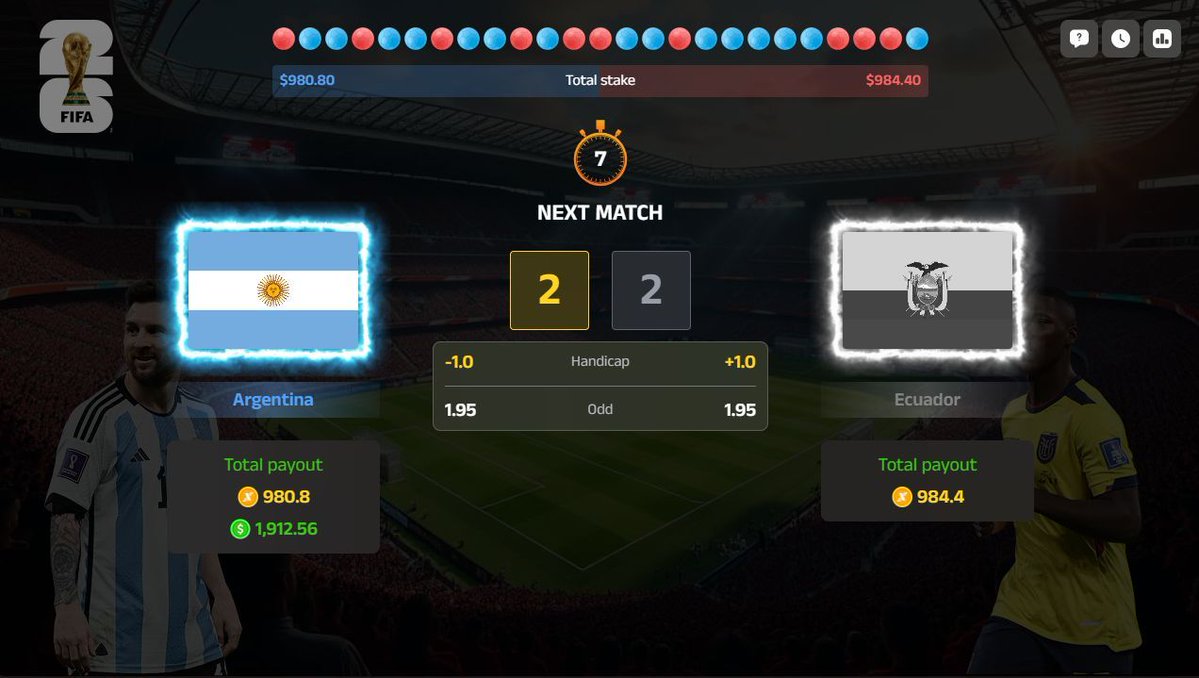 X365_fun's tweet image. Good morning champs! ⚽🔥 Ready for another winning day?

#VirtualWorldCup2026 
#WC2026