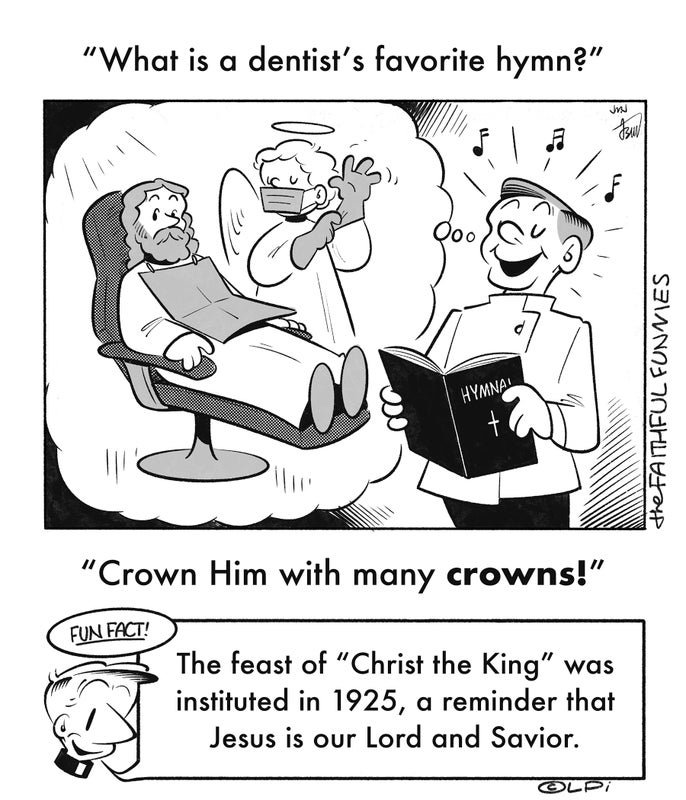 stmichaelhtx's tweet image. Fun Fact: This Sunday, we celebrate the Feast of Christ the King! It was instituted in 1925 as a reminder that Jesus is our Lord and Savior.